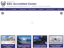 Tablet Screenshot of euenergycentre.org